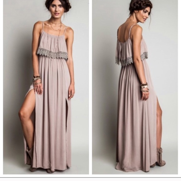 Dresses & Skirts - •Closeout•Mocha Maxi